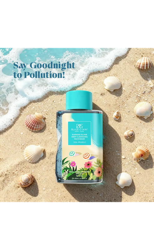 Blaze O’ Skin Evening Elixir Deep Cleansing Face Wash – Sea Pearl 250ml - Image 3