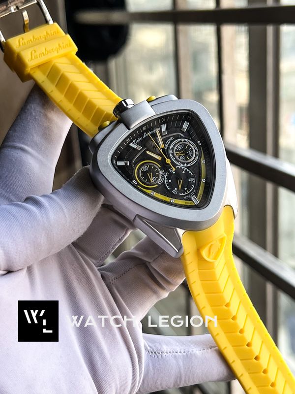 LAMBORGHINI YELLOW BELT YELLOW DIAL