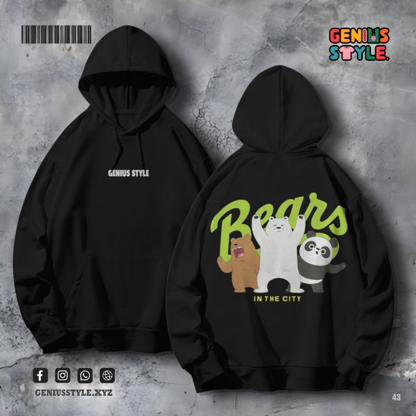 Bears In The City Premium Hoodie - 43