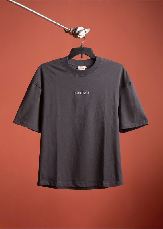 DENIED Premium Solid Drop Shoulder - Charcoal
