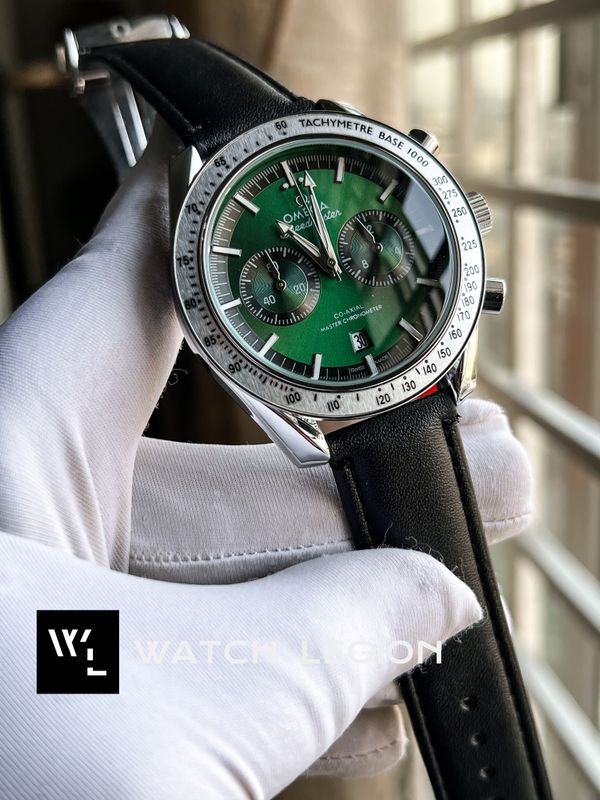 OMEGA SPEEDMASTER 57 BLACK BELT GREEN DIAL