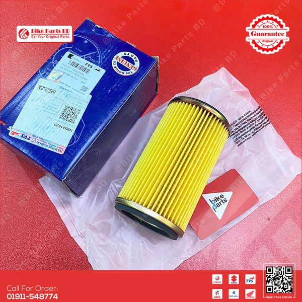 Air filter (Paper) for TVS RTR 2V bike.