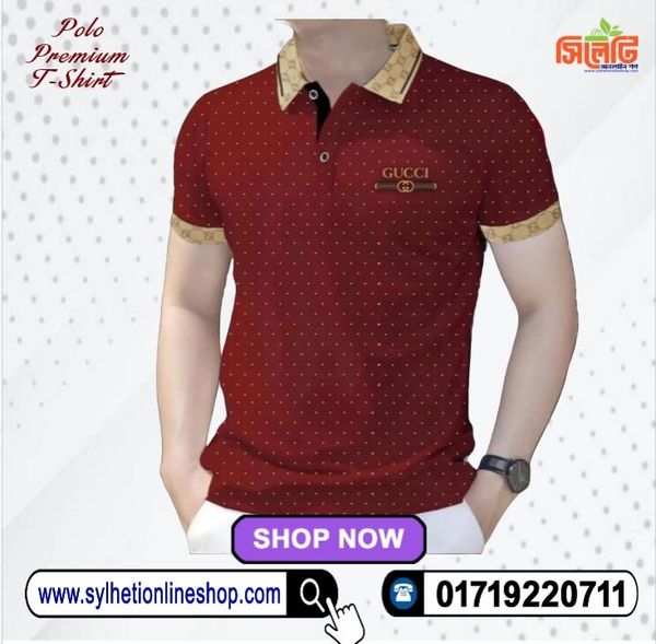 Gucci Premium Polo T-Shirt For Men (Code: 1835300)