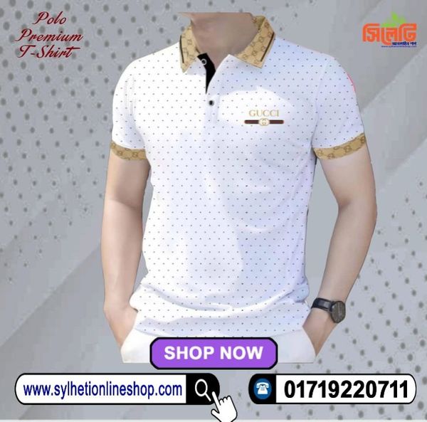 Gucci Premium Polo T-Shirt For Men (Code: 1835200)
