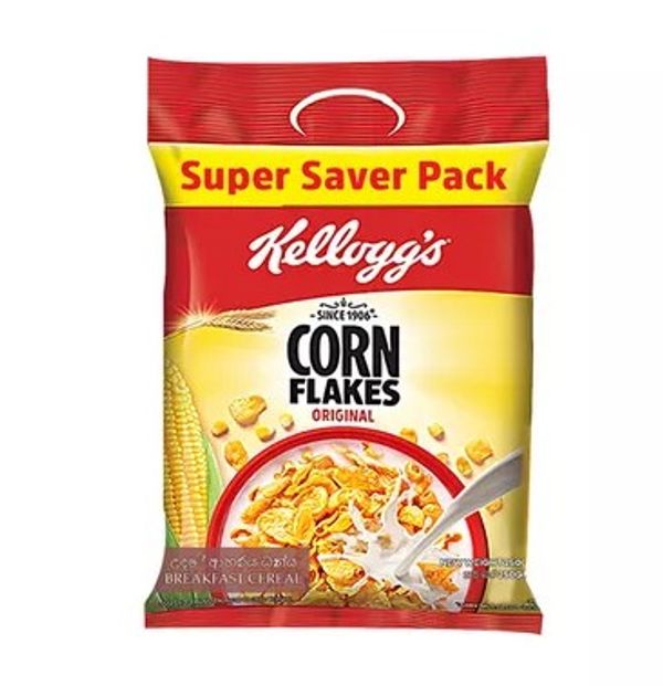 Kellogg's Corn Flakes Original Breakfast Cereal Pouch 250 gm