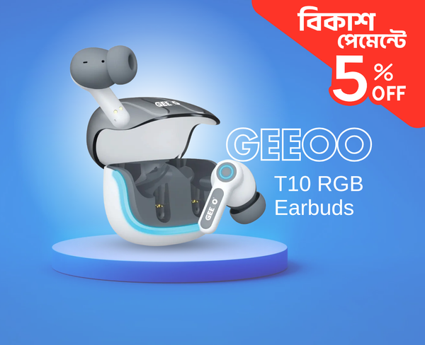 Geeoo T10 RGB ENC TWS Earbuds
