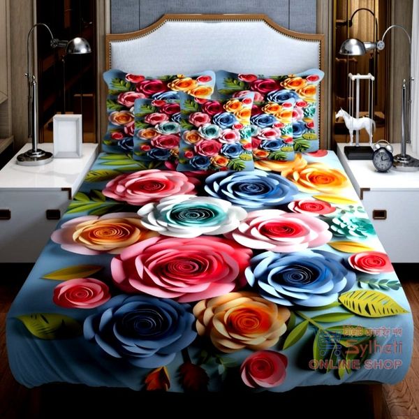 China Premium 3D Design Bed Sheet