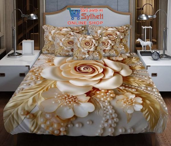 China Premium 3D Design Bed Sheet