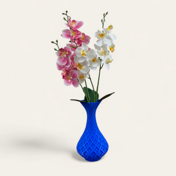 Phalaenopsis Orchid Artificial Flower with Vase