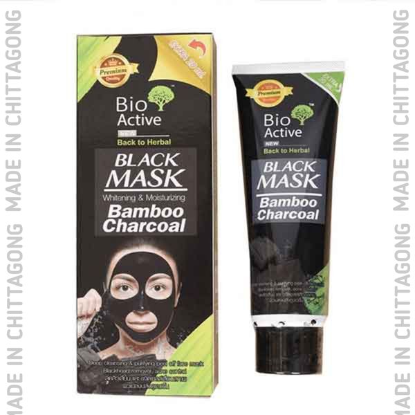 Bio Active Black Mask Bamboo Charcoal - 80ml