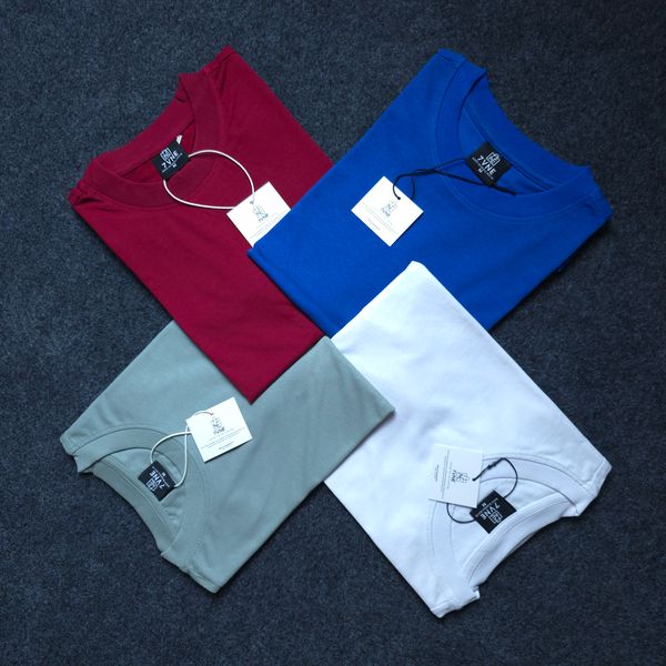 4 pcs Solid Premium Drop Shoulder T-shirt Combo (FREE DELIVERY)