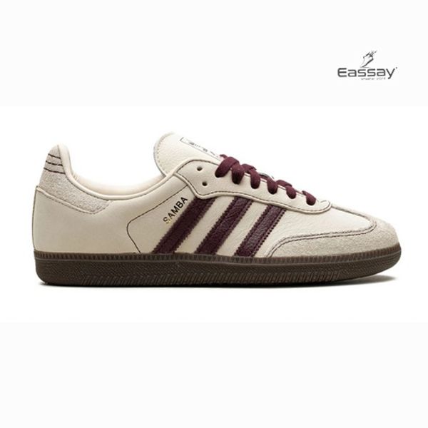 Adidas Samba OG Off-White Maroon Unisex Sneakers