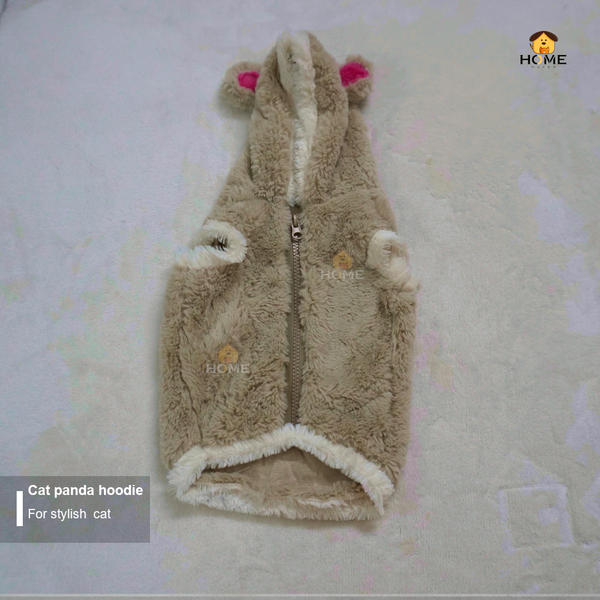 Cat panda hoodie