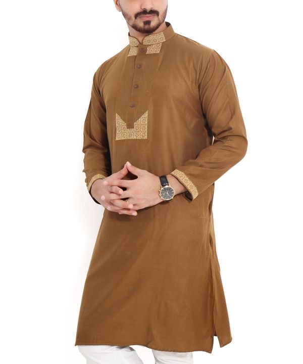 Panjabi for Men Chest and Hand Embroidered