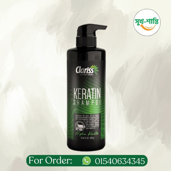 Clariss Keratin Shampoo 400ml