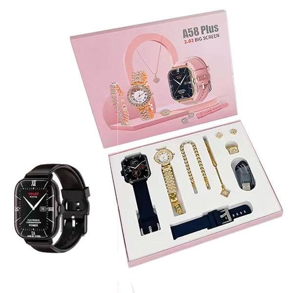 A58 Plus Smartwatch 2.02 Inch Smart Watch With Jewelry For Women