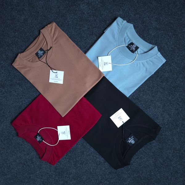 4 pcs Solid Premium Drop Shoulder T-shirt Combo M & XXL only (FREE DELIVERY)