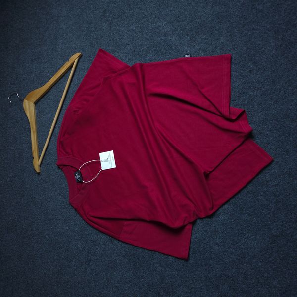 Solid (Maroon) Premium Oversized Drop Shoulder T-shirt (WITHOUT BOX)