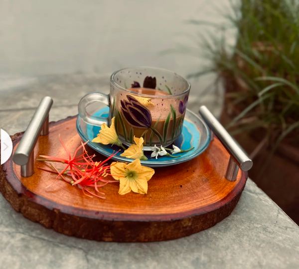 সারভিং ট্রে তোরা সহ ১৬"