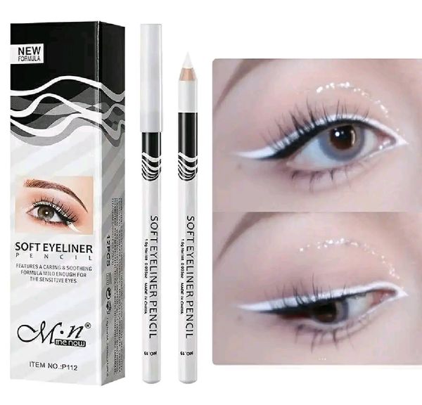 Mn soft White kajal (12pcs set)