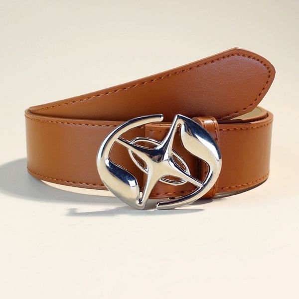 Y2K Single Star Belt - BROWN