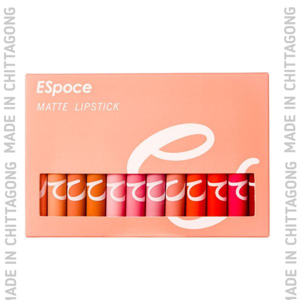 Espoce Matte Lipstick set 12 pis