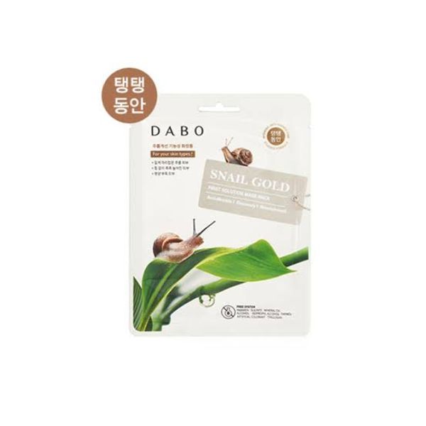 Dabo First Solution Mask Pack (Sheet Mask) – SNAIL GOLD