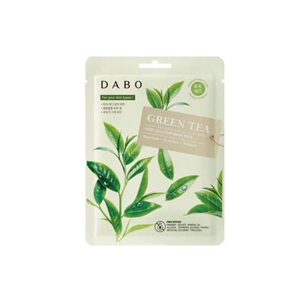Dabo First Solution Mask Pack (Sheet Mask) – GREEN TEA