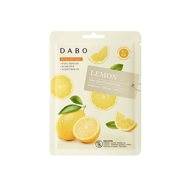 Dabo First Solution Mask Pack (Sheet Mask) – LEMON