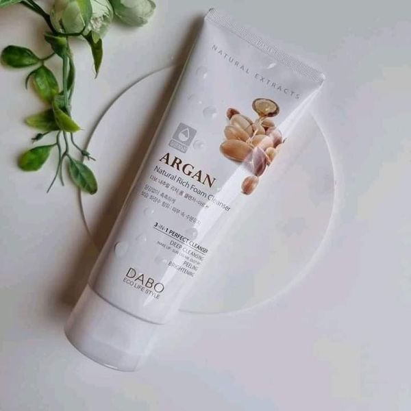 DABO Argan Natural Rich Foam Cleanser (180ml)