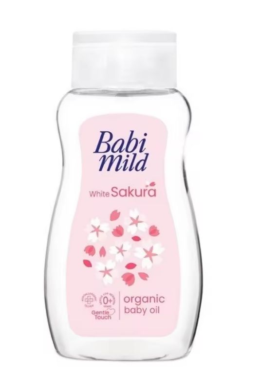 Babi mild White Sakura Baby Oil 100ml