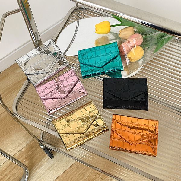 Glossy mini wallet