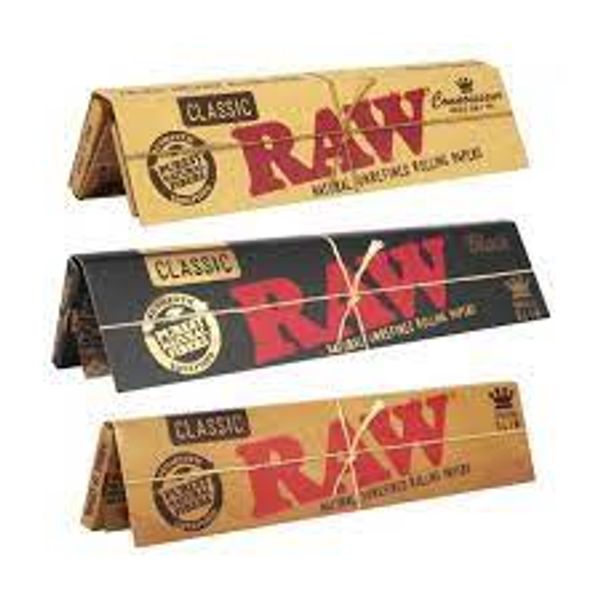 3 pes - RAW Rolling Papers Kingsize Slim