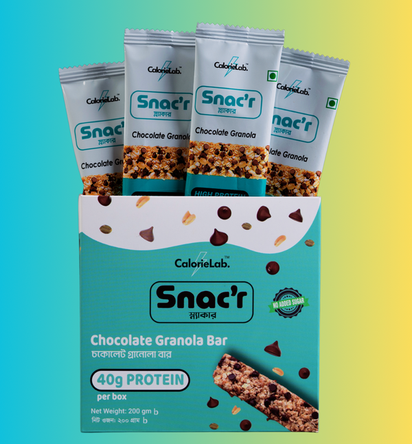 SNACR Chocolate Granola Bar 4pack