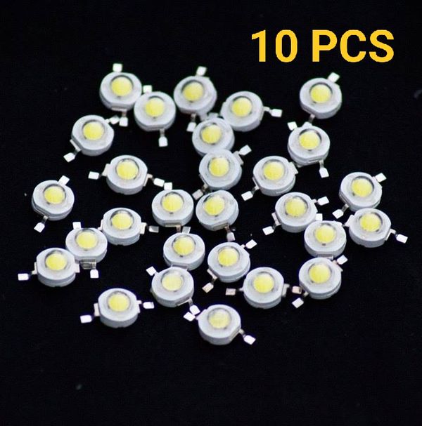 High power led 1 Watt (White) 10 PCS