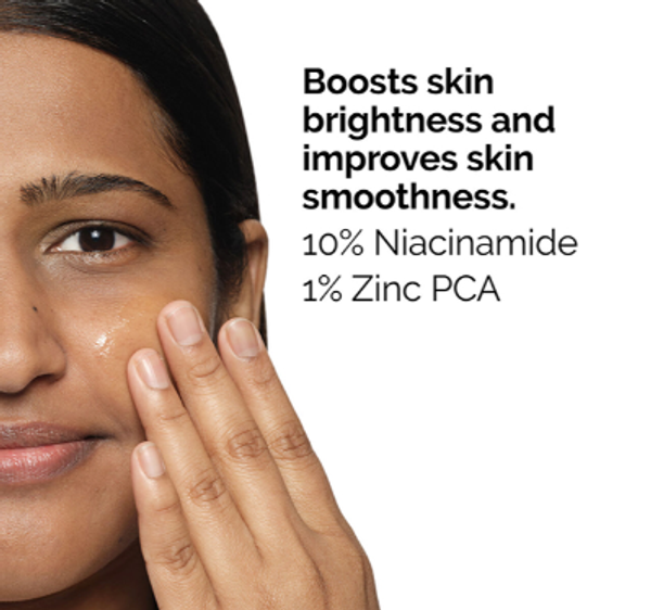 The Ordinary Niacinamide 10% Plus Zinc 1% 30ml ( উজ্জ্বল, মসৃণ ও স্বাস্থ্যবান ত্বকের জন্য নিয়াসিনামাইড ১০% + জিঙ্ক ১% এর শক্তিশালী জলভিত্তিক সিরাম। )