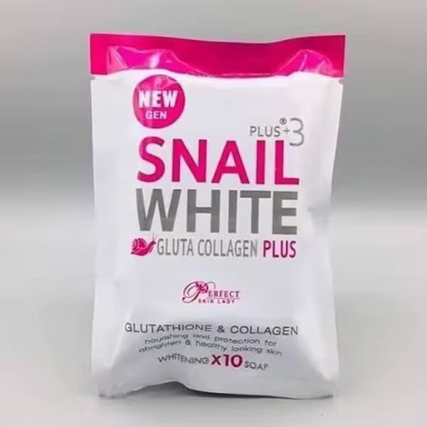 Snail White Gluta Collagen Plus+3 10X Whitening soap 80g
