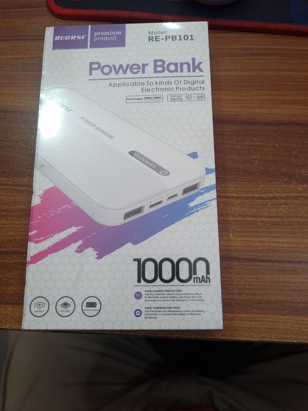 RECRSI RE-PB101 10000mAh Dual USB Power Bank