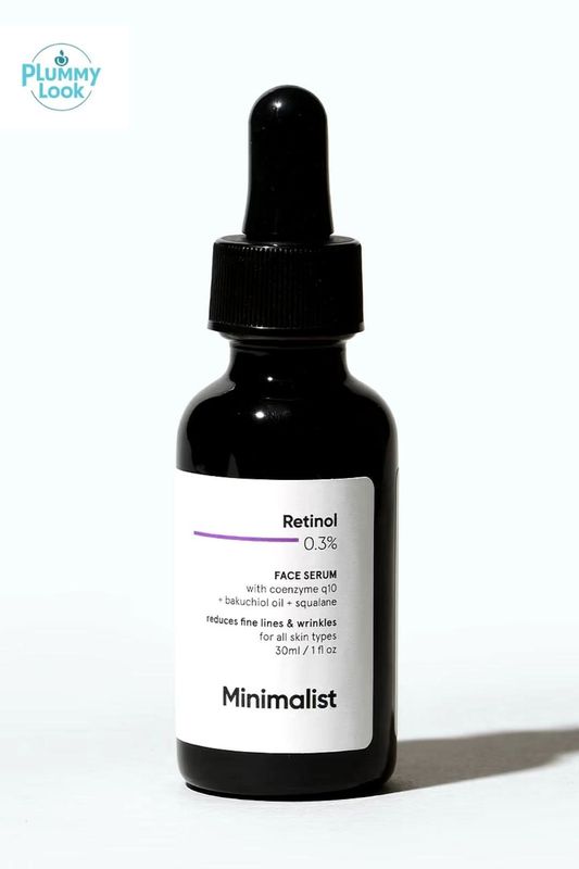 Minimalist Anti-Aging Night Serum with 0.3% Retinol & Q10|Fine Lines & Wrinkles Reduction Serum for Beginners|Water-Free Formula for Stability & Nourishment|Suitable for All Skin Types|For Unisex|30ml