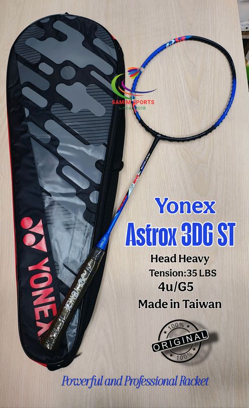 Yonex Astrox 3DG ST Black Blue Badminton Racket