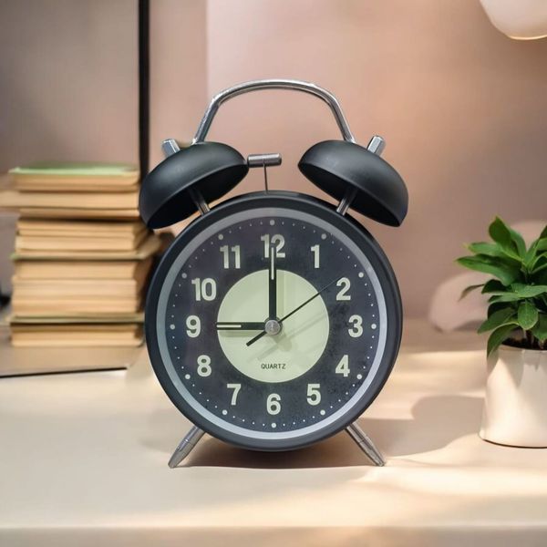 Bell Alarm Black And Yellow (REDIUM) Clock (TC-219)