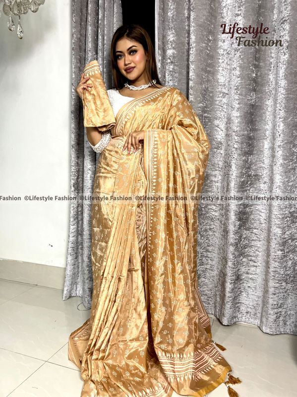 Exclusive কোয়ালিটি প্রিমিয়াম সিল্ক শাড়ি (LF-E-233)
