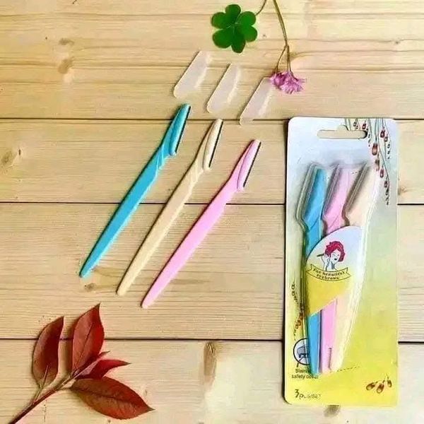 twinkle 3 piece eyebrow razor