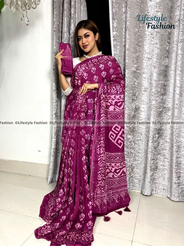 Exclusive কোয়ালিটি প্রিমিয়াম সিল্ক শাড়ি (LF-E-234)