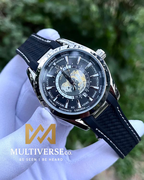 Aqua Terra World Timer Black (AA)