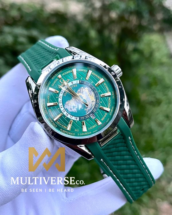 Aqua Terra World Timer Green (AA)