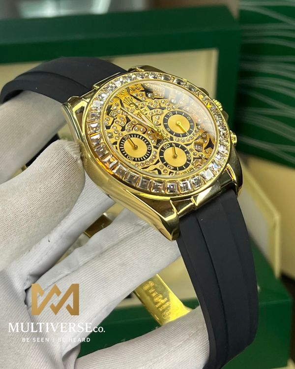 ROLEX TIGER DIAL CHRONOGRAPH | GOLD | (AA)