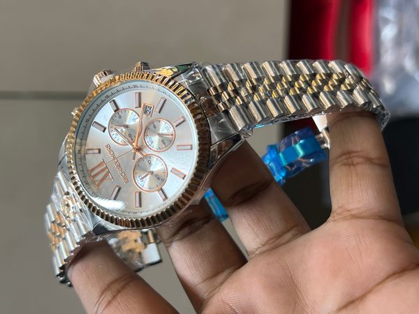 MK CHRONO TWO TOWN WHITE DIAL