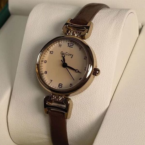 Retro brand high quality watch, dial, quartz watches, light luxury style, Chanel style, small dial