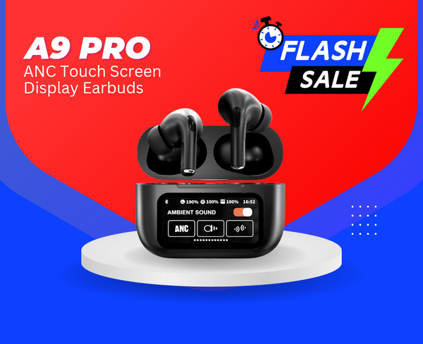 A9 Pro ANC Touch Screen Display Earbuds